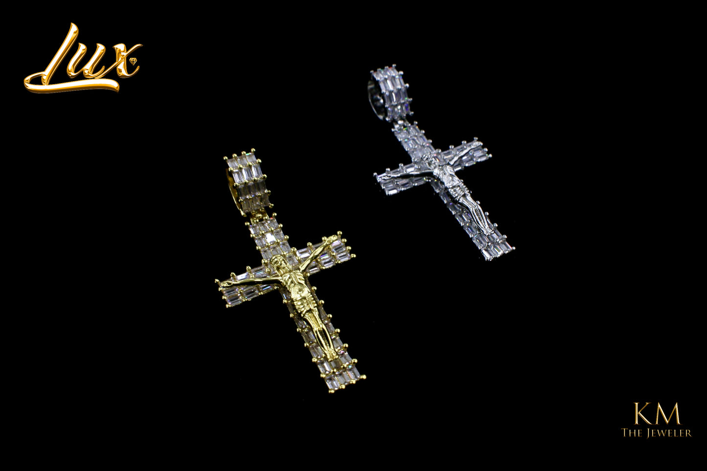 ¡BAGUETTE CROSS PENDANT!